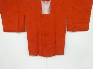 リサイクル　草花模様織出し道行コート